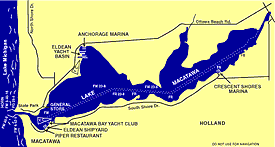 Lake Macatawa Map